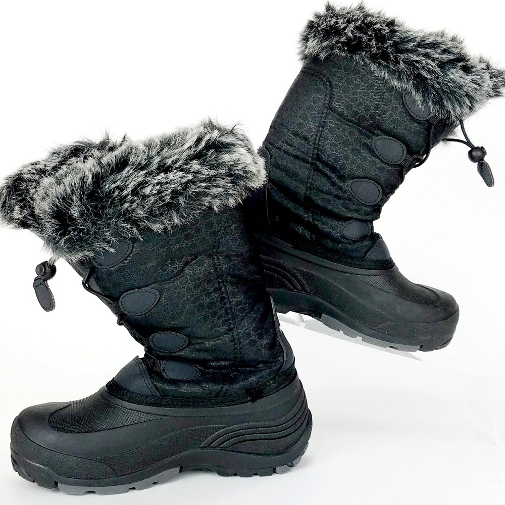 Kamik Faux Fur Waterproof Snow Boots Size 5